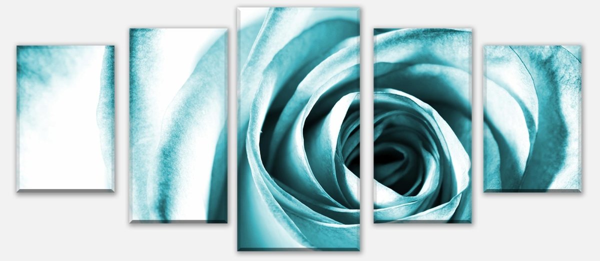Leinwandbild Mehrteiler Blaue Rose Blüte M0227 entdecken - Bild 1 Leinwandbild Mehrteiler Blaue Rose Blüte M0227 entdecken - Bild 1