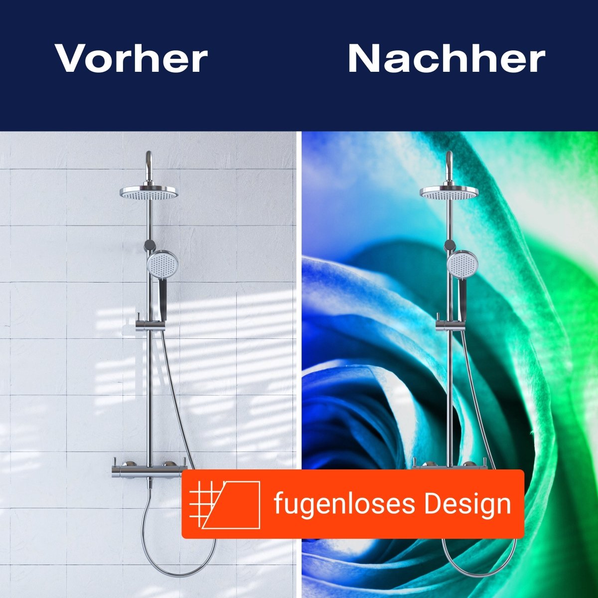 Duschwand Regenbogenrose Blüte M0230 entdecken - Bild 9 Duschwand Regenbogenrose Blüte M0230 entdecken - Bild 9