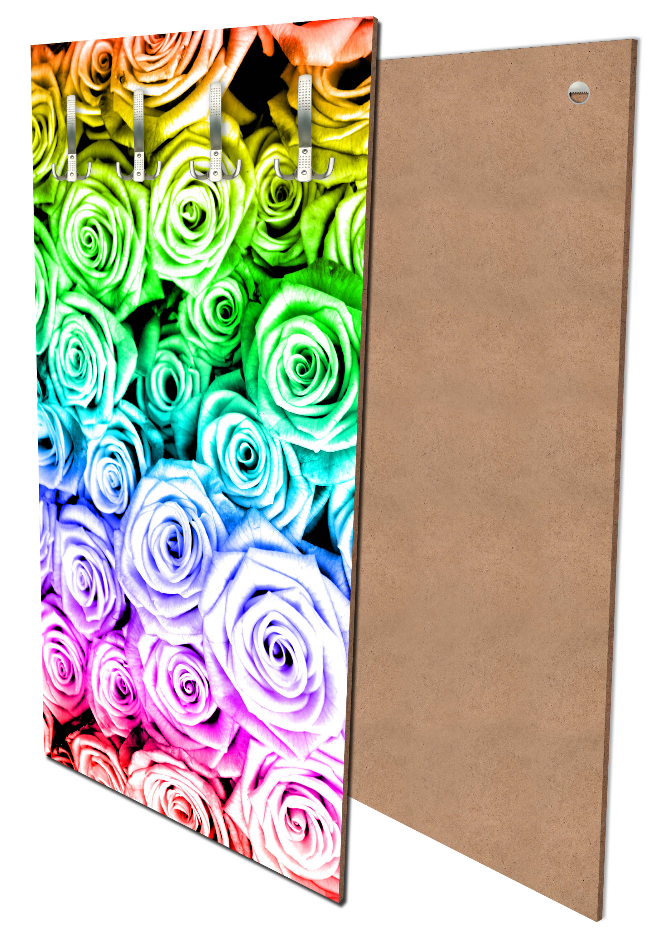 Garderobe Regenbogenrosenfeld Blüte M0231 entdecken - Bild 1 Garderobe Regenbogenrosenfeld Blüte M0231 entdecken - Bild 1