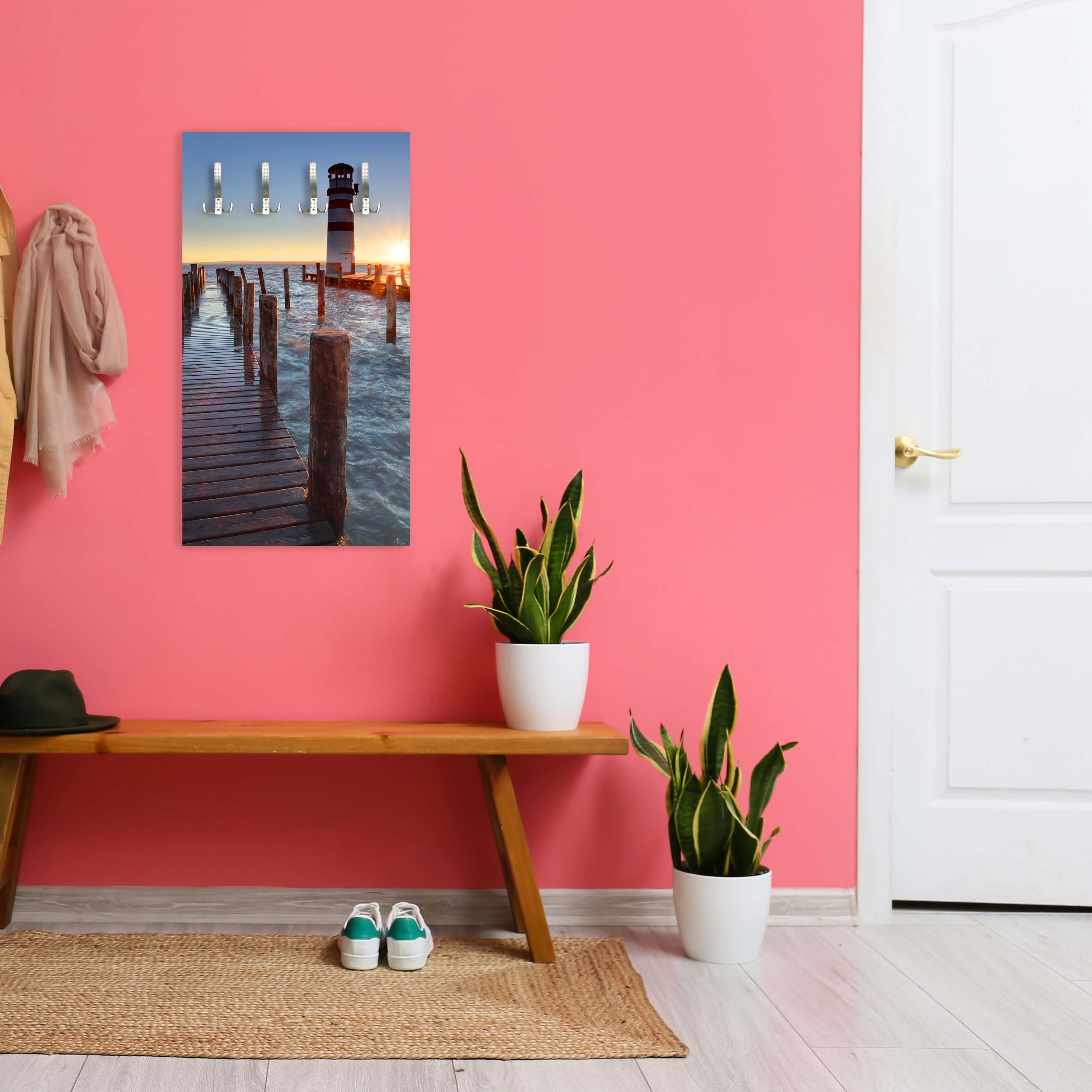 Garderobe Leuchtturm mit Pier M0238 entdecken - Bild 2 Garderobe Leuchtturm mit Pier M0238 entdecken - Bild 2