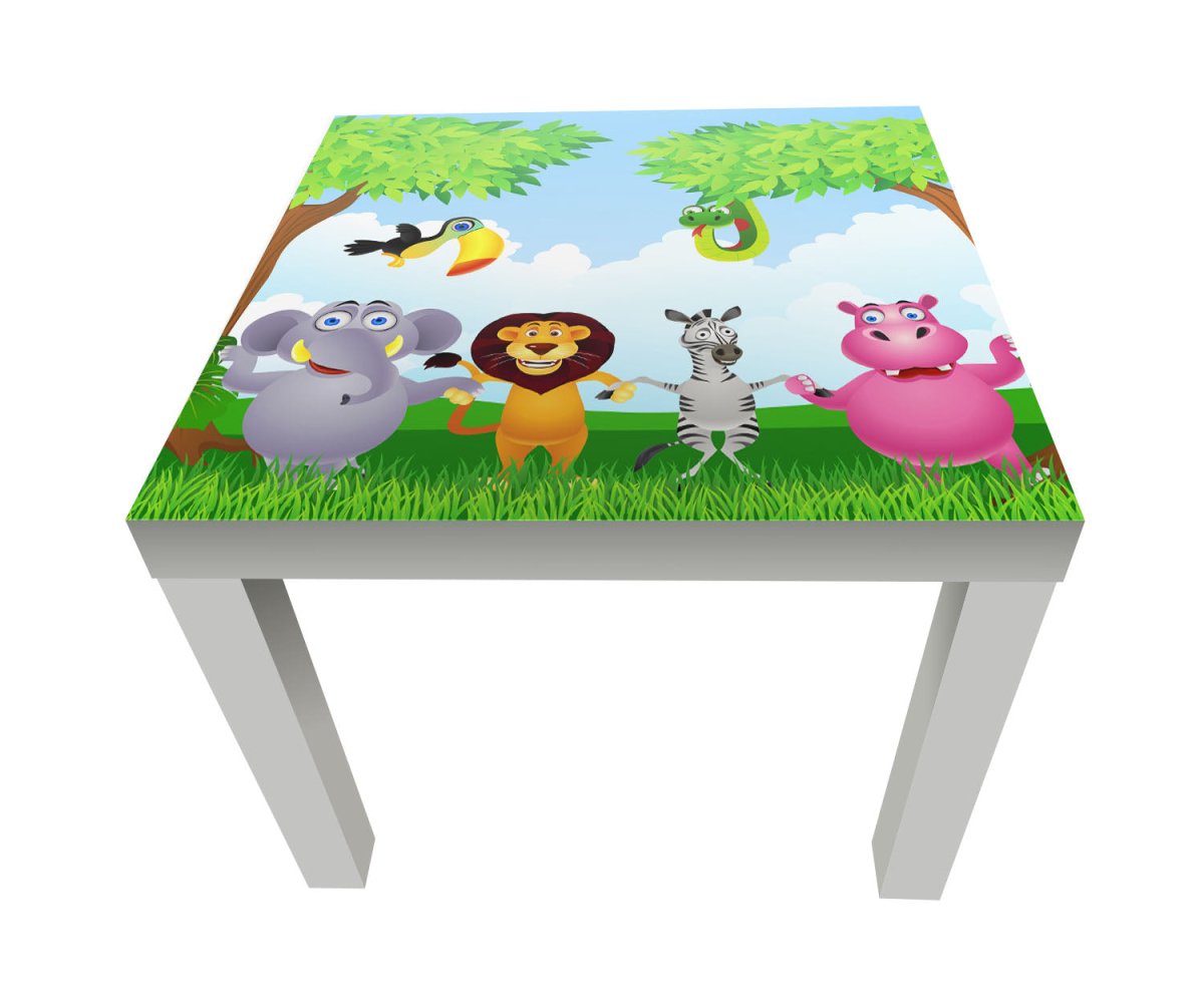 Beistelltisch Tiergruppe Kinder M0241 entdecken - Bild 1 Beistelltisch Tiergruppe Kinder M0241 entdecken - Bild 1