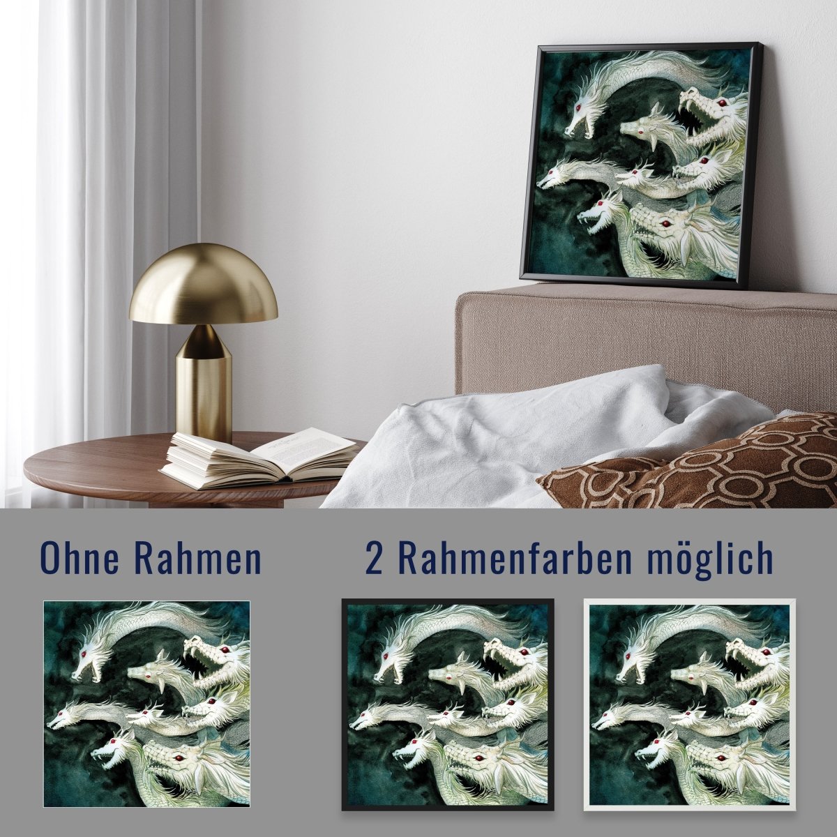 wandmotiv24 Poster, Poster - Malerei, Drachen, Fantasy - M0243 - Bild 4 wandmotiv24 Poster, Poster - Malerei, Drachen, Fantasy - M0243 - Bild 4