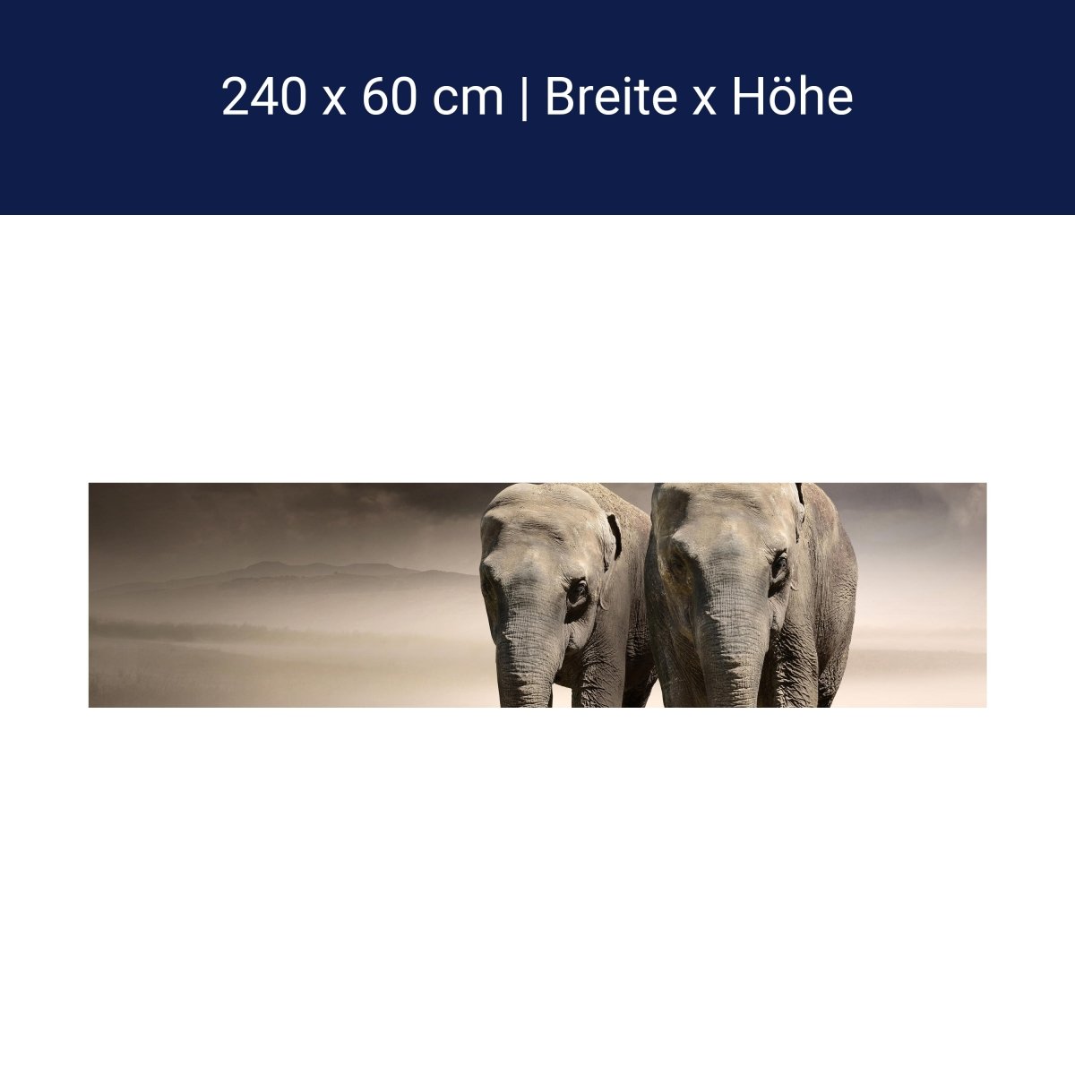 Küchenrückwand Elefantentraum Afrika M0244 Küchenrückwand Elefantentraum Afrika M0244