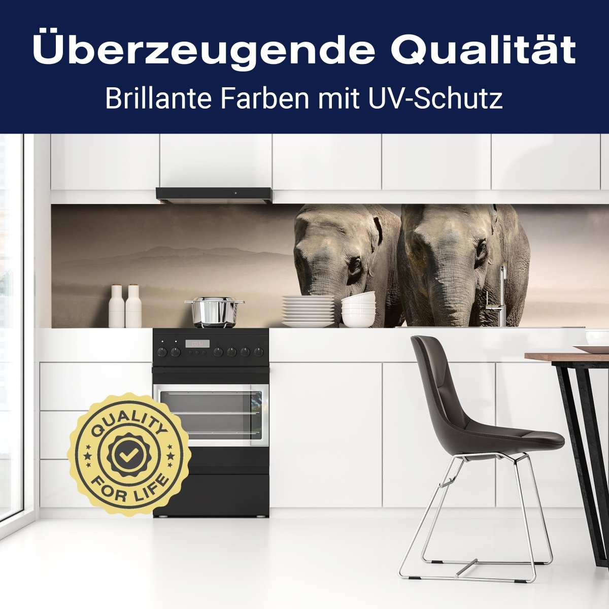 Küchenrückwand Elefantentraum Afrika M0244 entdecken - Bild 2 Küchenrückwand Elefantentraum Afrika M0244 entdecken - Bild 2