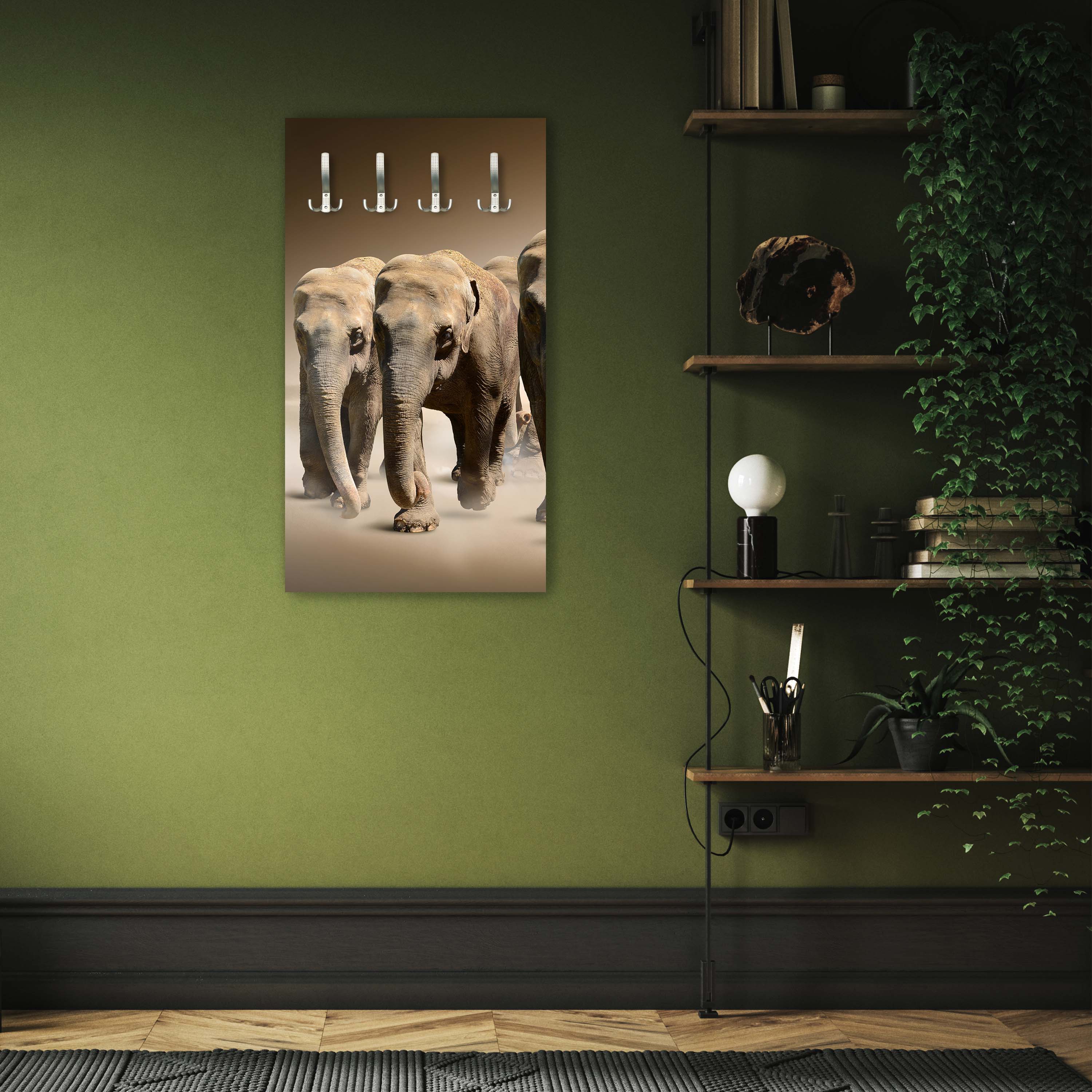 Garderobe Elefantengruppe Afrika M0245 entdecken - Bild 5 Garderobe Elefantengruppe Afrika M0245 entdecken - Bild 5