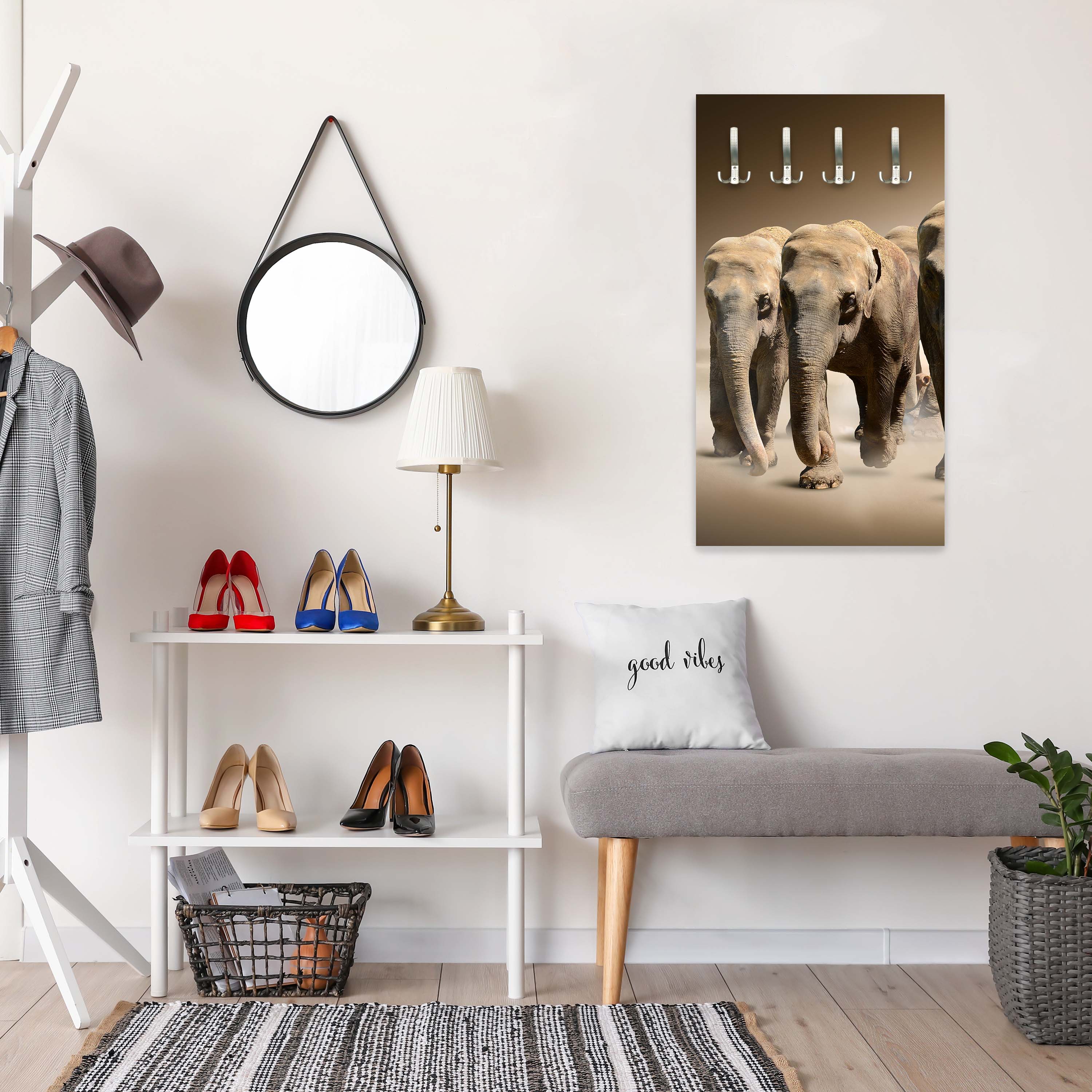 Garderobe Elefantengruppe Afrika M0245 entdecken - Bild 6 Garderobe Elefantengruppe Afrika M0245 entdecken - Bild 6