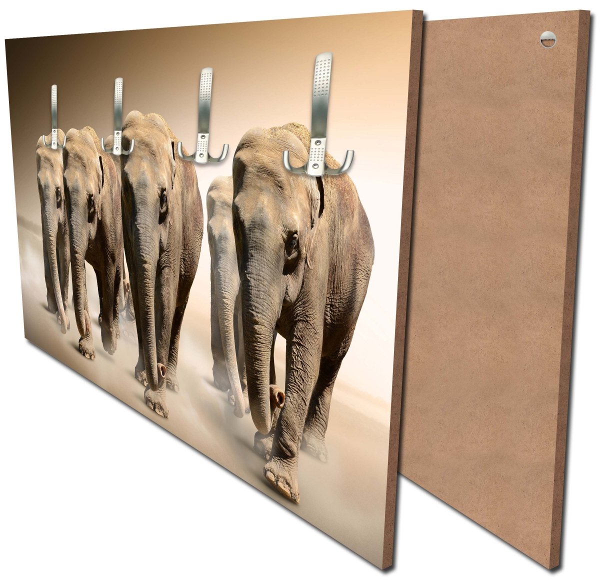 Garderobe Elefantengruppe Afrika M0245 Garderobe Elefantengruppe Afrika M0245