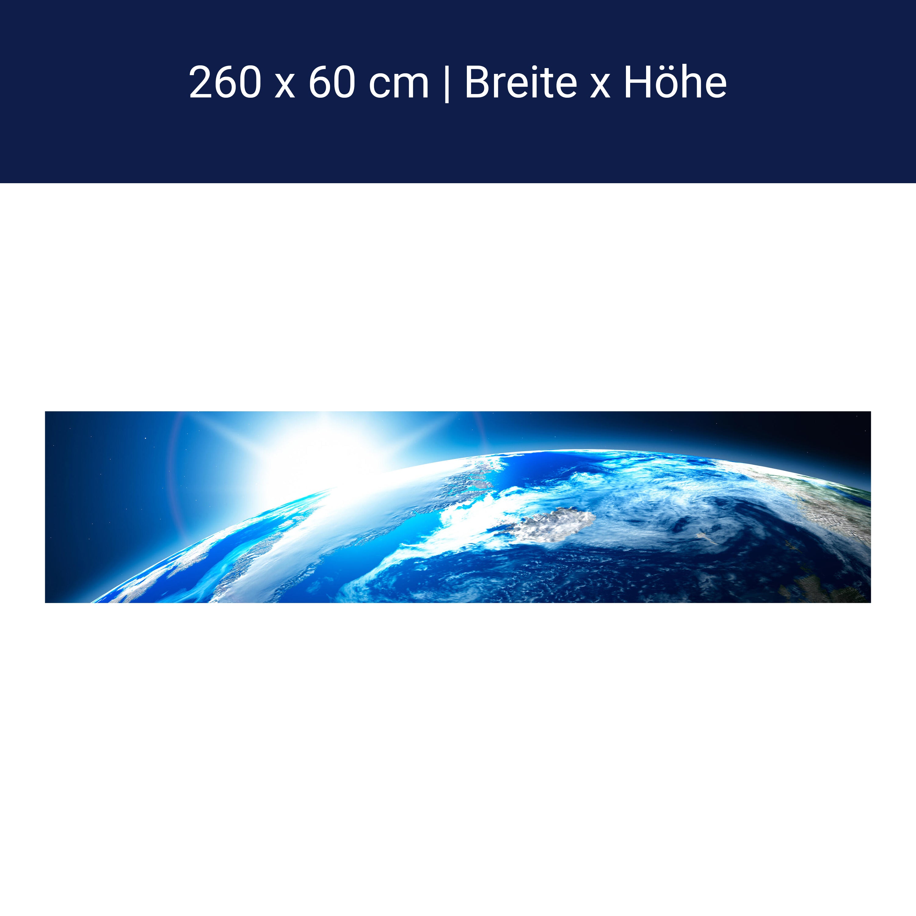 Küchenrückwand Sunrise Earth Space M0255 Küchenrückwand Sunrise Earth Space M0255