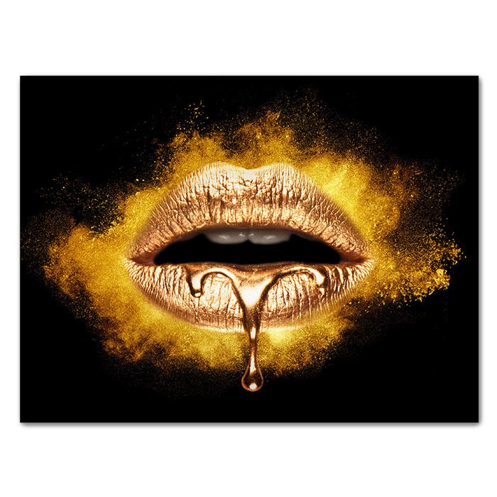 Leinwandbild Frauenlippen, Querformat M0255 kaufen - Bild 1 Leinwandbild Frauenlippen, Querformat M0255 kaufen - Bild 1