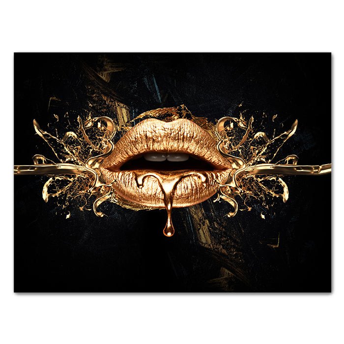 Leinwandbild Frauenlippen, Querformat M0256 kaufen - Bild 1 Leinwandbild Frauenlippen, Querformat M0256 kaufen - Bild 1
