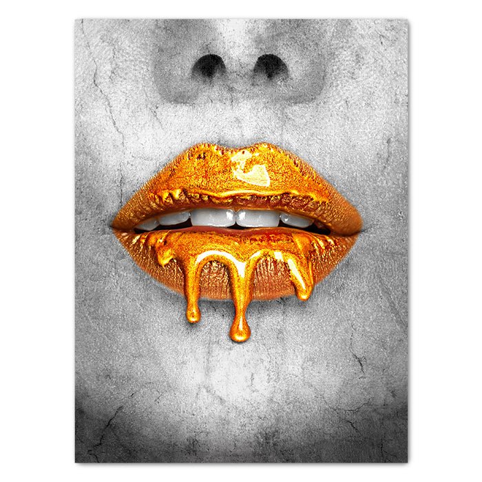 Leinwandbild Frauenlippen, Hochformat M0257 kaufen - Bild 1 Leinwandbild Frauenlippen, Hochformat M0257 kaufen - Bild 1