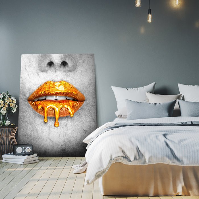 Leinwandbild Frauenlippen, Hochformat M0257 kaufen - Bild 3 Leinwandbild Frauenlippen, Hochformat M0257 kaufen - Bild 3