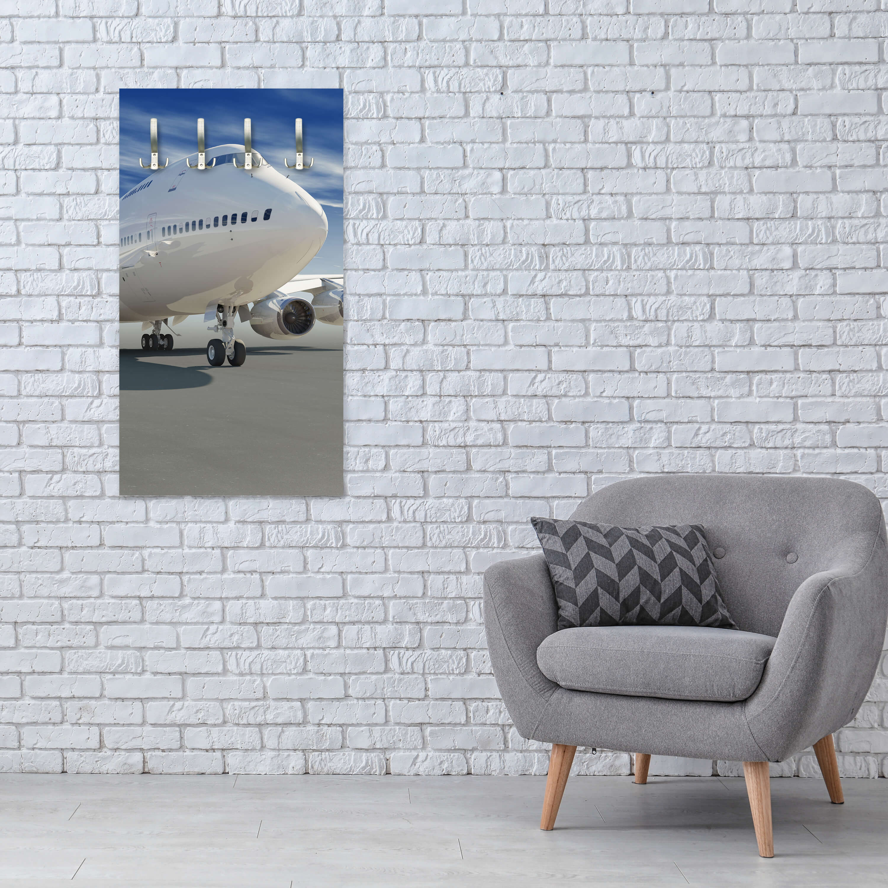 Garderobe Startendes Flugzeug M0259 entdecken - Bild 5 Garderobe Startendes Flugzeug M0259 entdecken - Bild 5