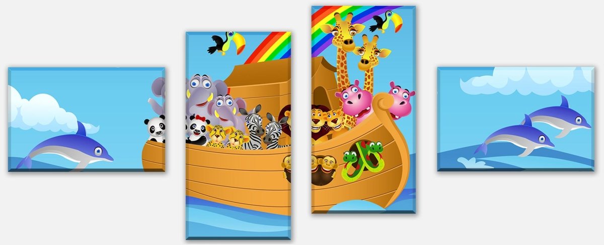 Leinwandbild Mehrteiler Arche Noah M0261 Leinwandbild Mehrteiler Arche Noah M0261