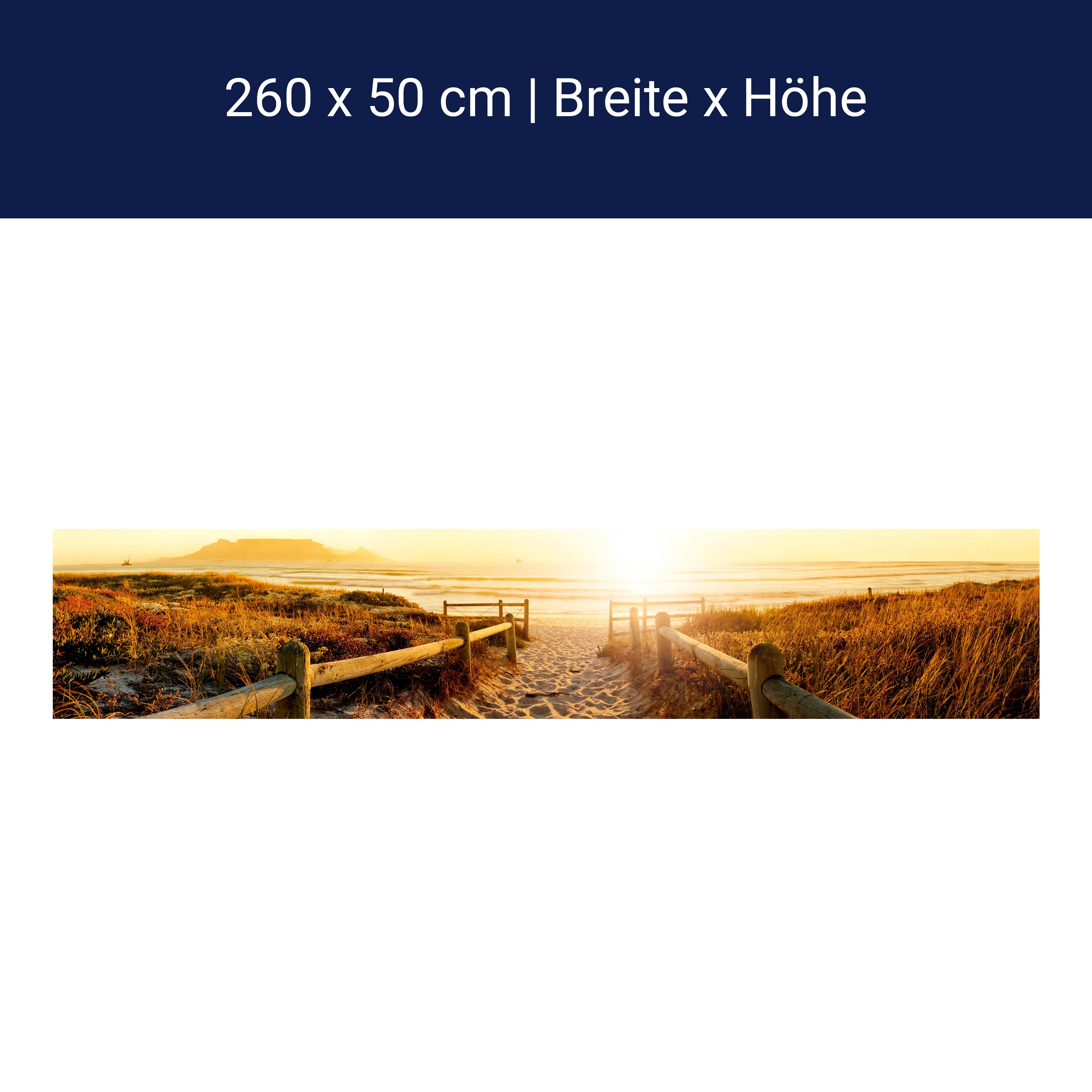 Küchenrückwand Sonnenuntergang Ozean Natur M0262 Küchenrückwand Sonnenuntergang Ozean Natur M0262