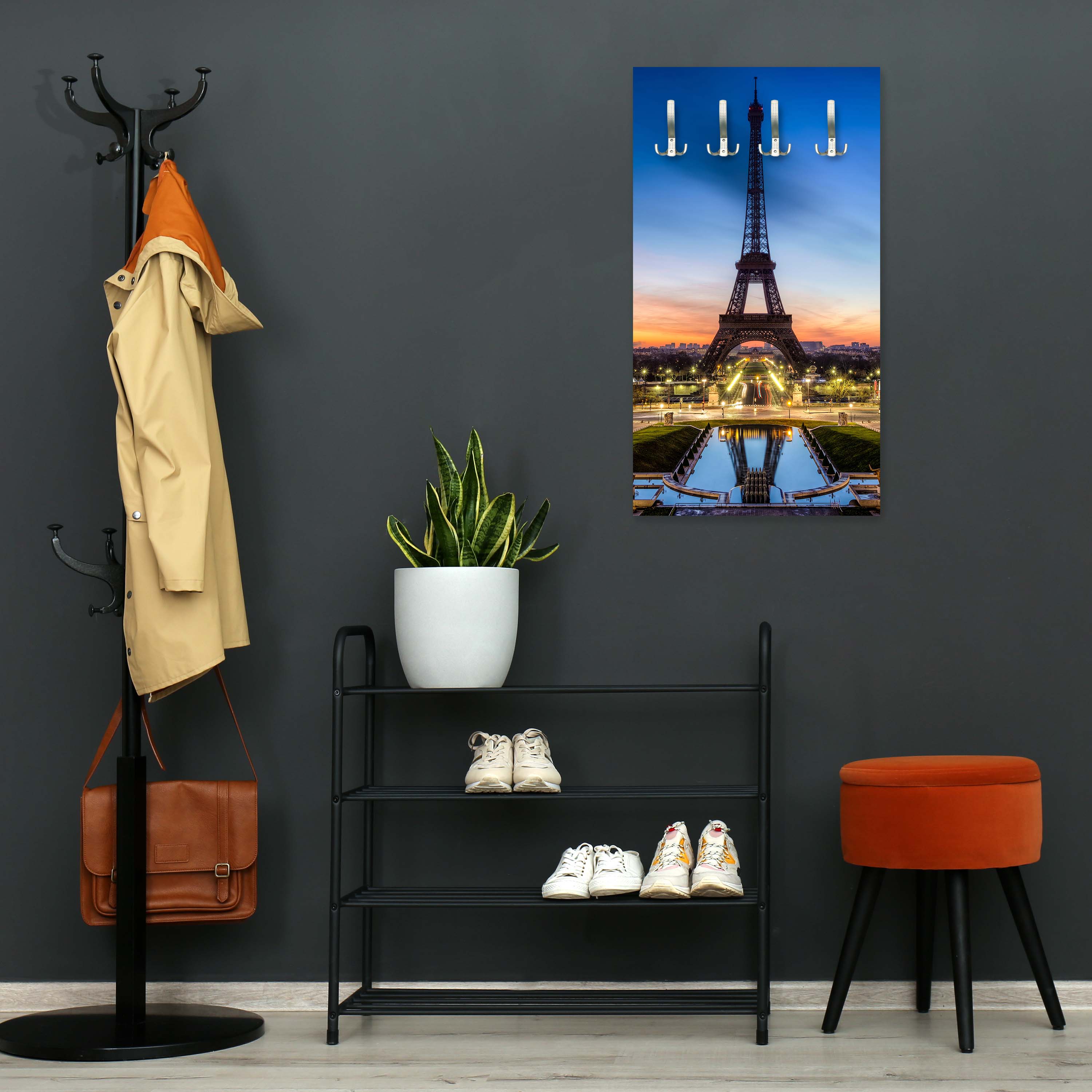 Garderobe Eiffelturm bei Nacht Frankreich M0266 entdecken - Bild 3 Garderobe Eiffelturm bei Nacht Frankreich M0266 entdecken - Bild 3
