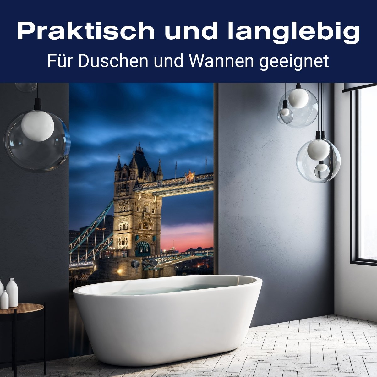 Duschwand Towerbridge London M0267 entdecken - Bild 3 Duschwand Towerbridge London M0267 entdecken - Bild 3