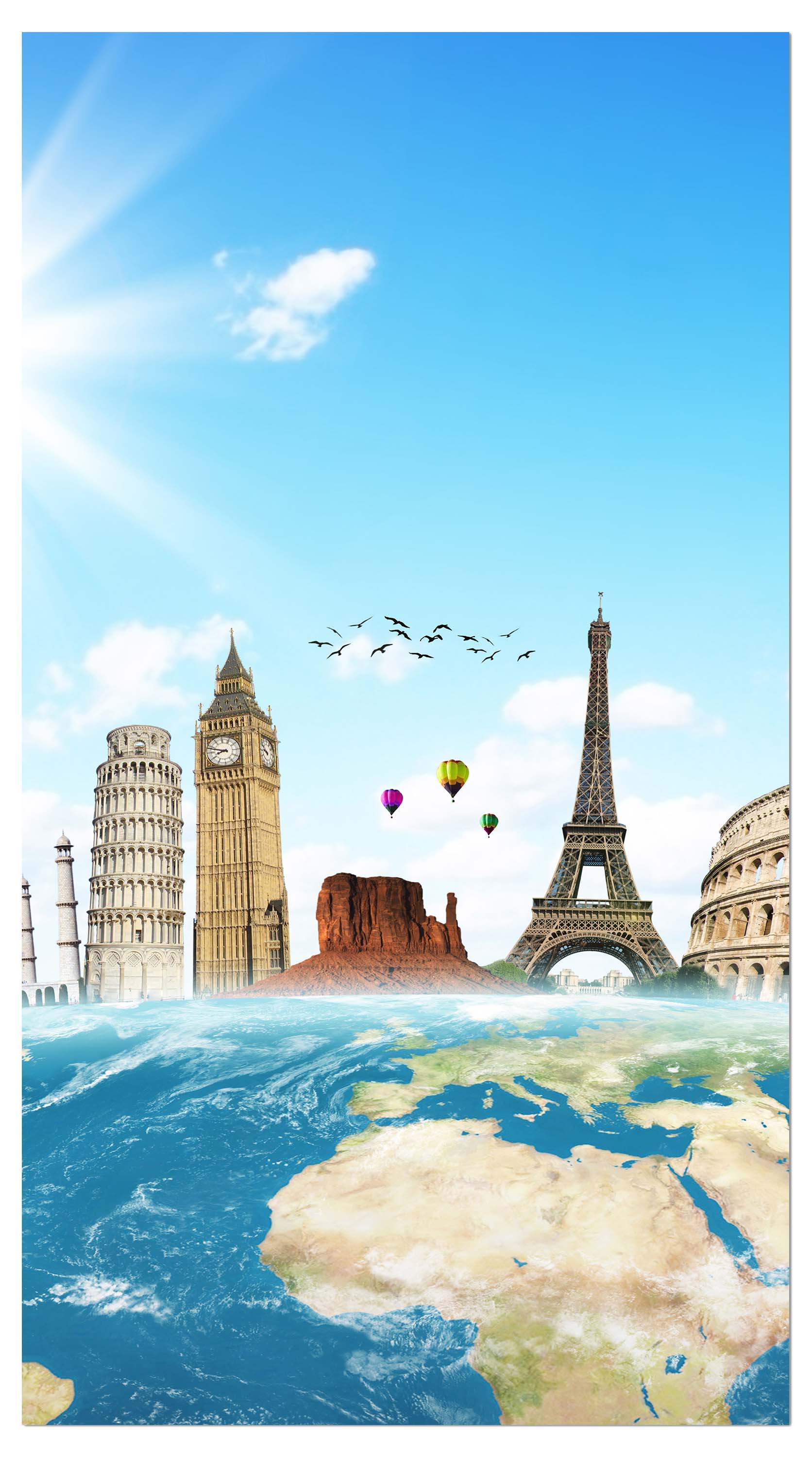 Garderobe Weltreise Erde M0268 entdecken - Bild 4 Garderobe Weltreise Erde M0268 entdecken - Bild 4