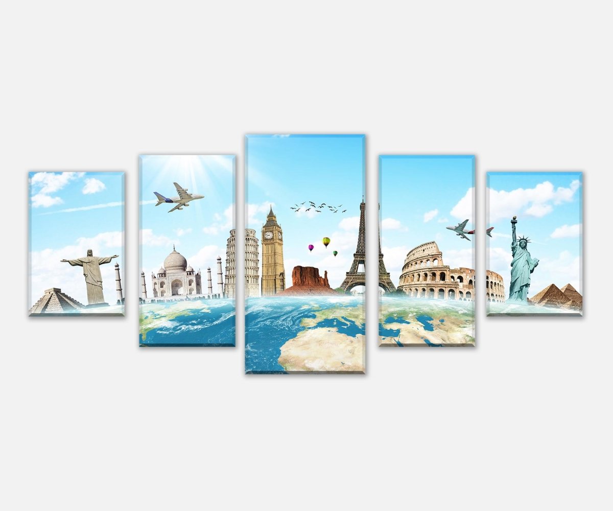 Leinwandbild Mehrteiler Weltreise Erde M0268 entdecken - Bild 1 Leinwandbild Mehrteiler Weltreise Erde M0268 entdecken - Bild 1