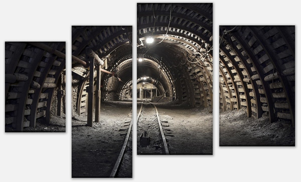 Leinwandbild Mehrteiler Kohlebergwerk M0277 Leinwandbild Mehrteiler Kohlebergwerk M0277