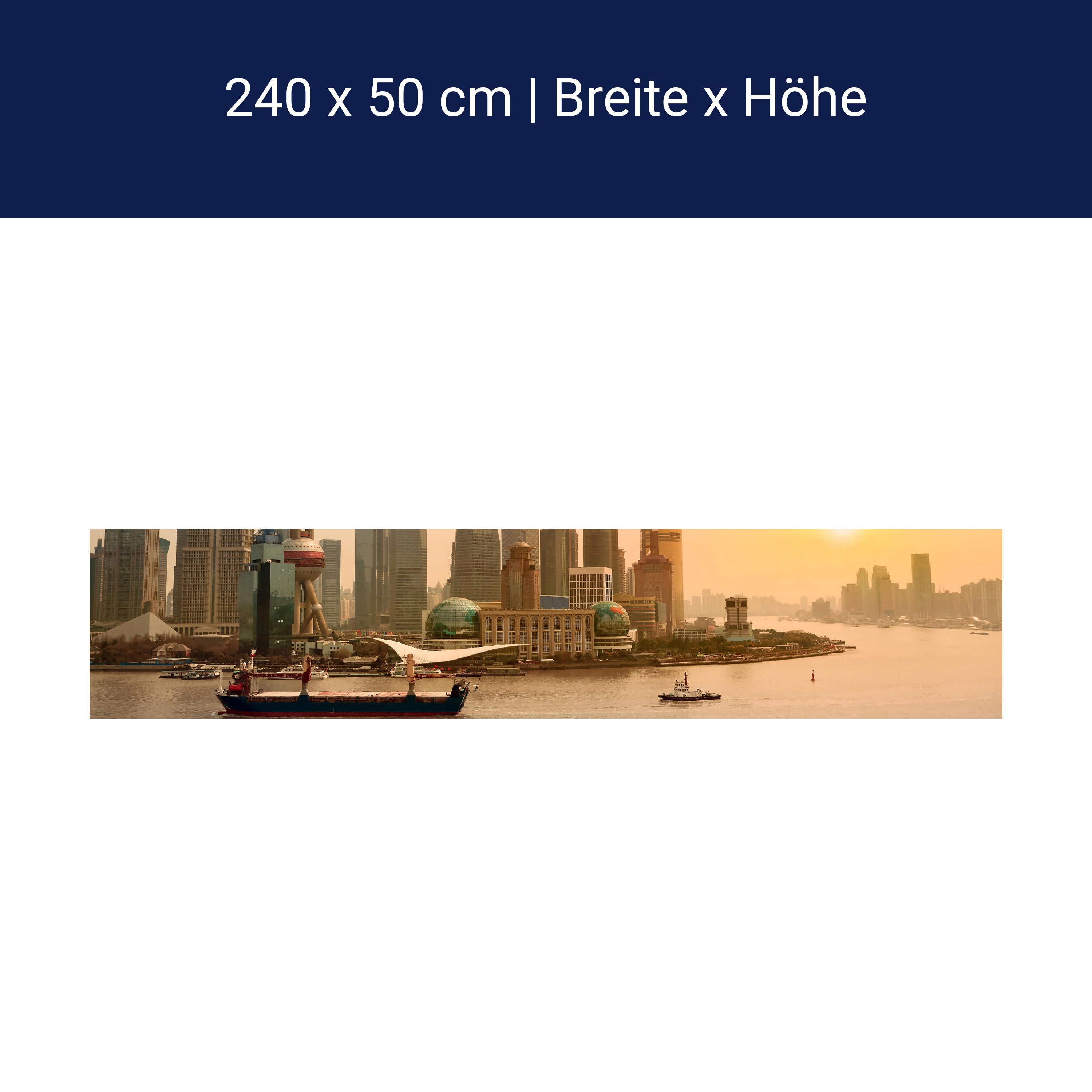 Küchenrückwand Shanghai Bund China M0278 Küchenrückwand Shanghai Bund China M0278