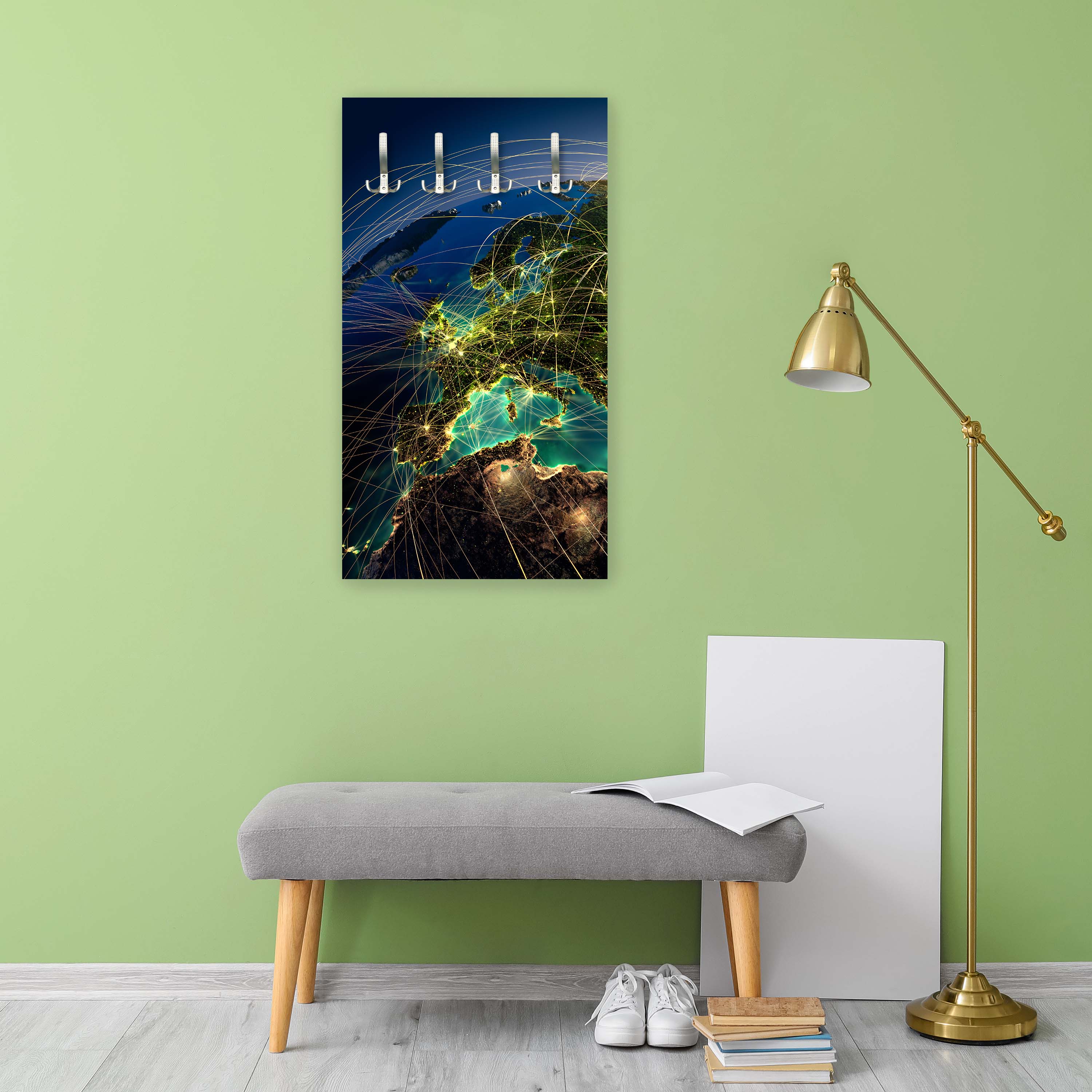 Garderobe Vernetzte Welt M0279 entdecken - Bild 2 Garderobe Vernetzte Welt M0279 entdecken - Bild 2