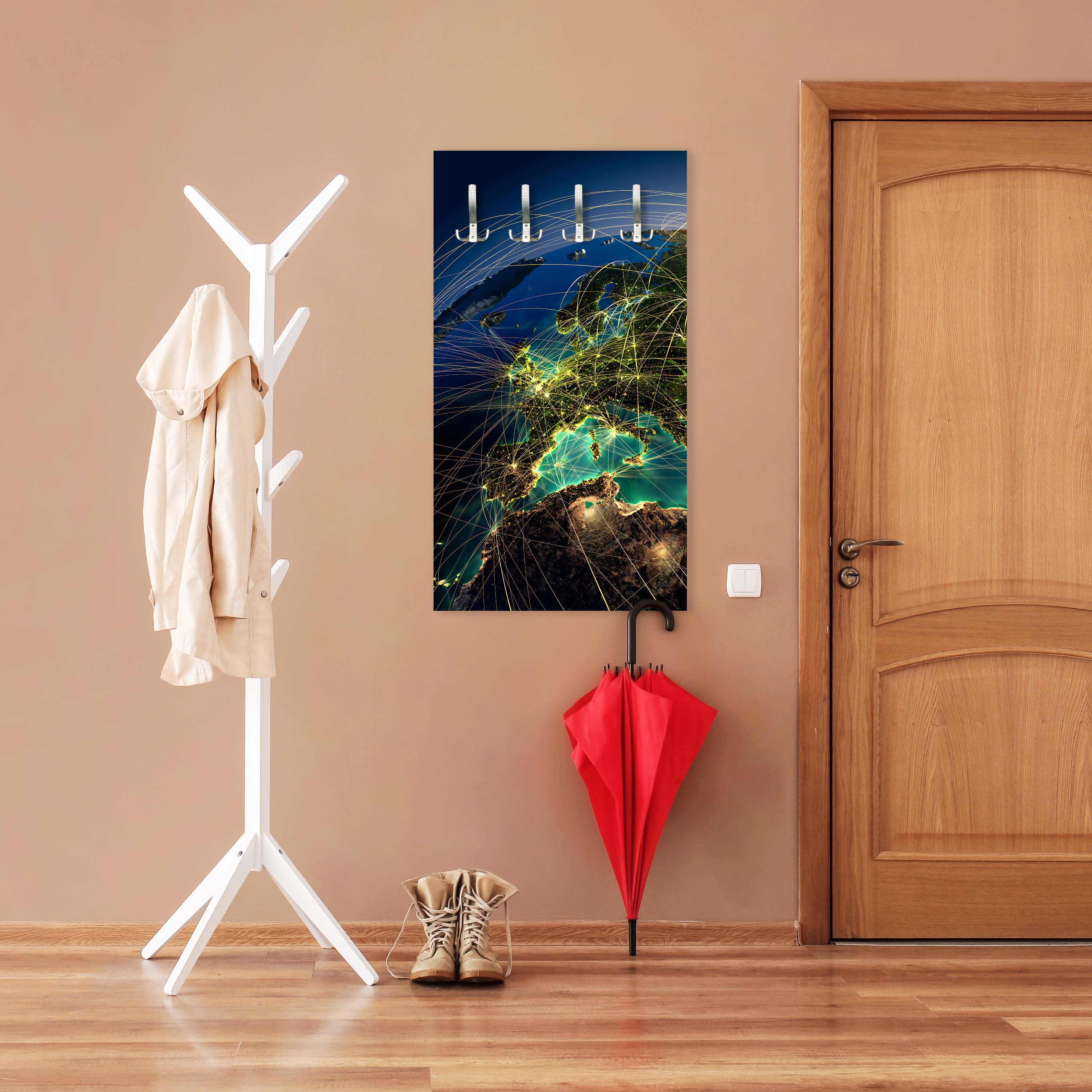 Garderobe Vernetzte Welt M0279 entdecken - Bild 3 Garderobe Vernetzte Welt M0279 entdecken - Bild 3