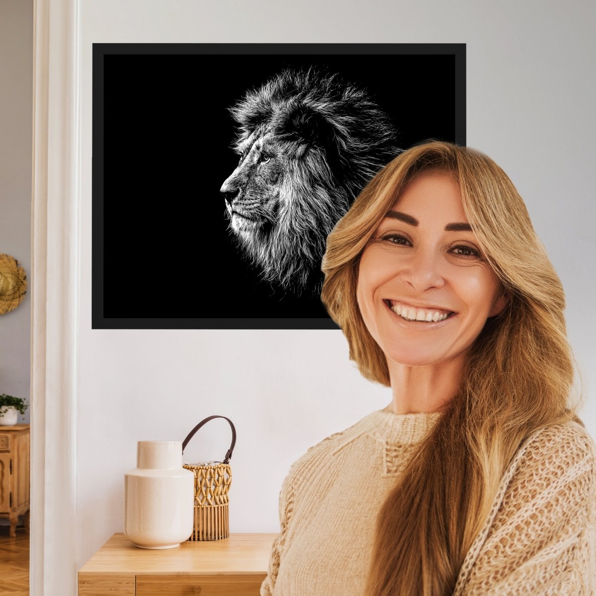 wandmotiv24 Poster, Poster - Löwe, Tier, Augen - M0279 - Bild 2 wandmotiv24 Poster, Poster - Löwe, Tier, Augen - M0279 - Bild 2