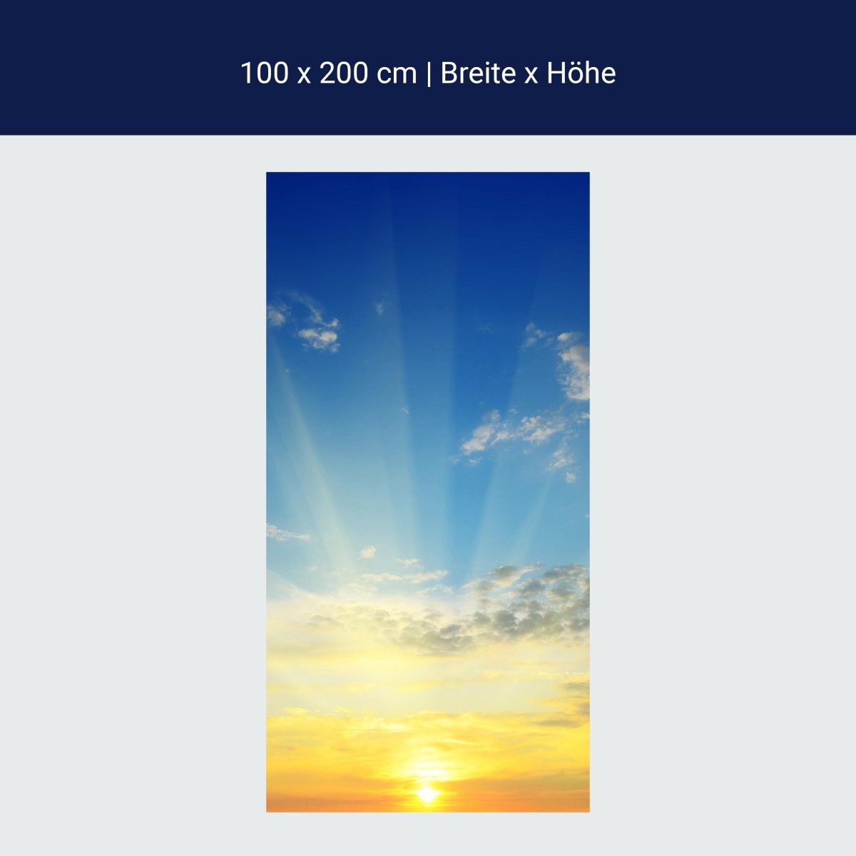 Duschwand Sonnenaufgang Natur M0283 Duschwand Sonnenaufgang Natur M0283