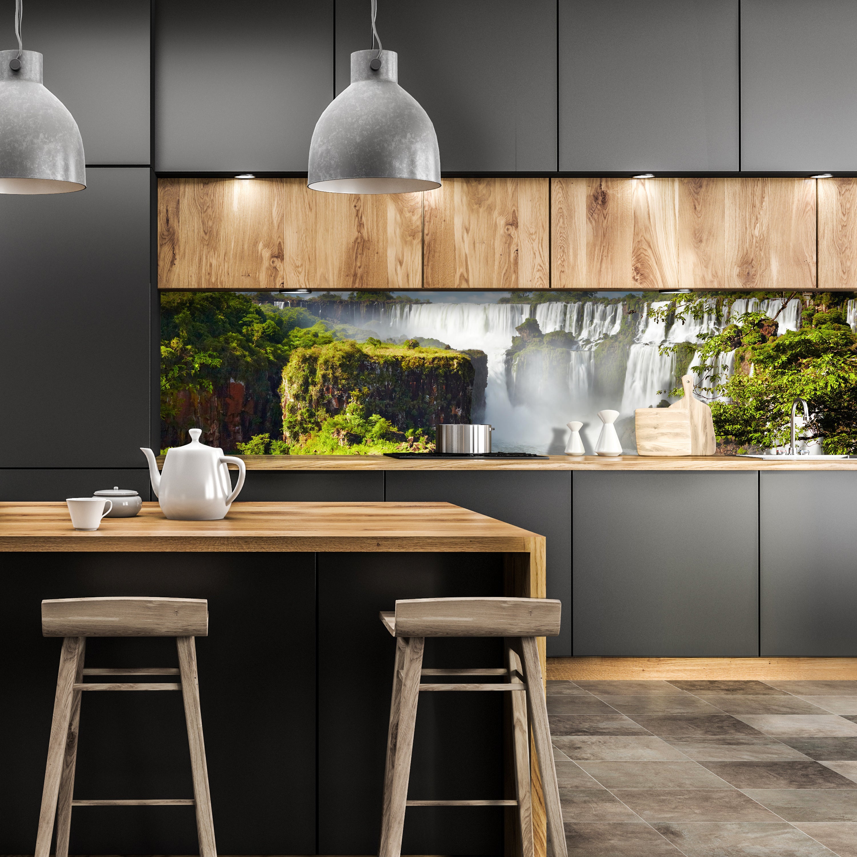 Küchenrückwand Iguazzu Falls Argentinien M0284 entdecken - Bild 1 Küchenrückwand Iguazzu Falls Argentinien M0284 entdecken - Bild 1