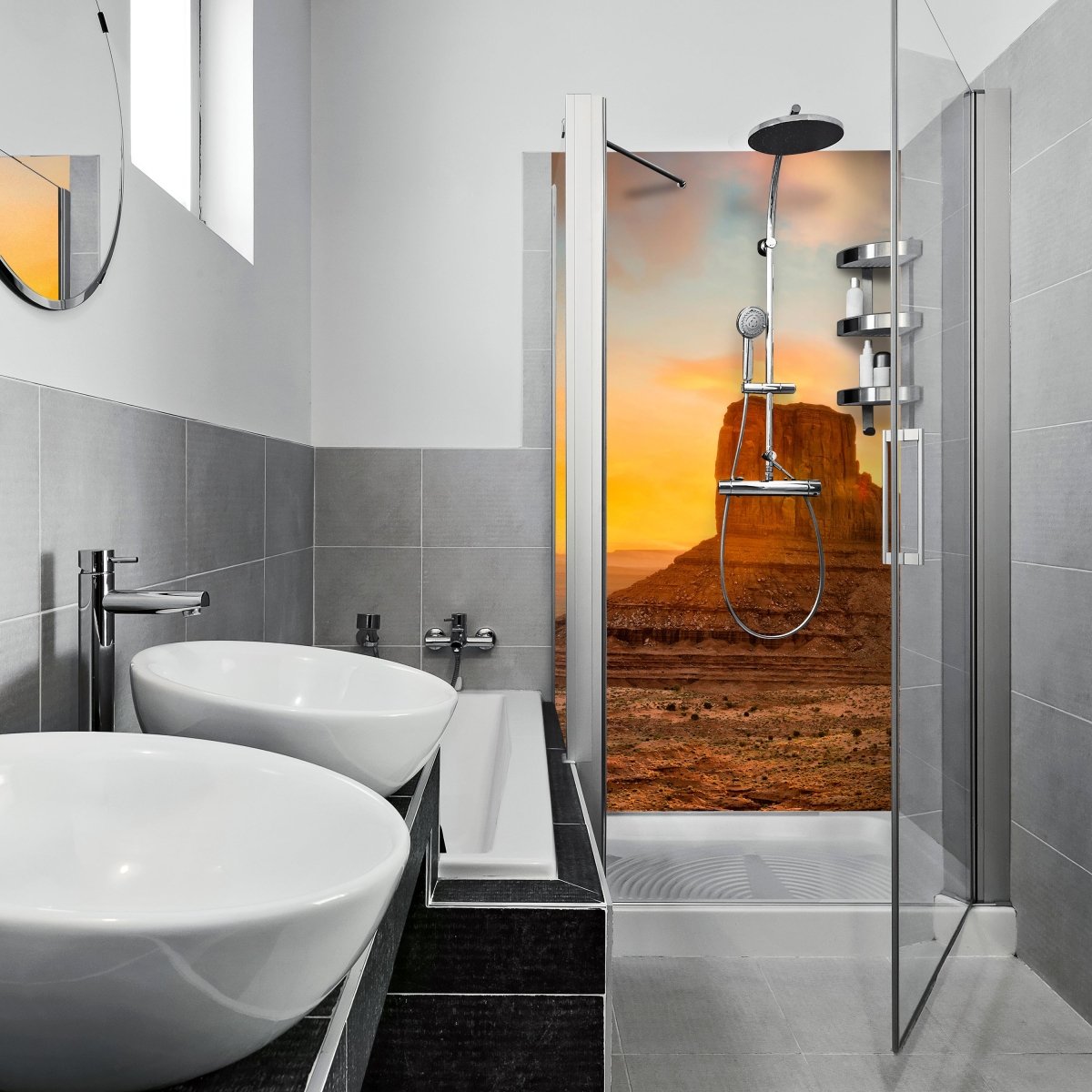 Duschwand Monument Valley M0287 entdecken - Bild 1 Duschwand Monument Valley M0287 entdecken - Bild 1