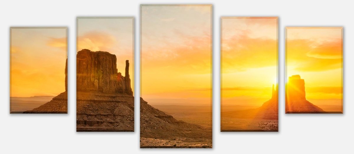 Leinwandbild Mehrteiler Monument Valley M0287 entdecken - Bild 1 Leinwandbild Mehrteiler Monument Valley M0287 entdecken - Bild 1