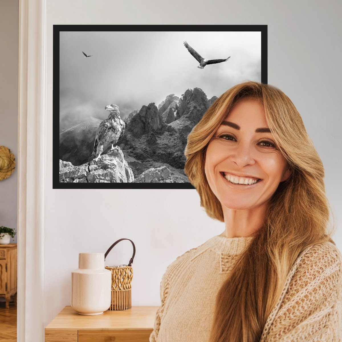 wandmotiv24 Poster, Poster - Berge, Gebirge, Adler - M0287 - Bild 2 wandmotiv24 Poster, Poster - Berge, Gebirge, Adler - M0287 - Bild 2