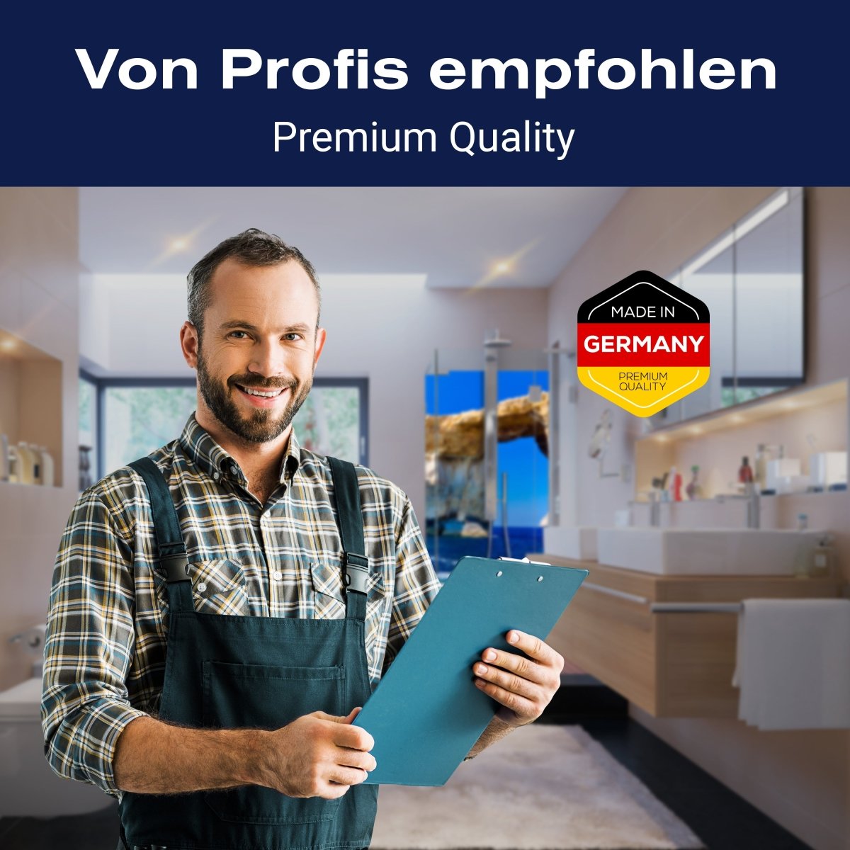 Duschwand Blaues Fenster Gozo M0288 entdecken - Bild 5 Duschwand Blaues Fenster Gozo M0288 entdecken - Bild 5