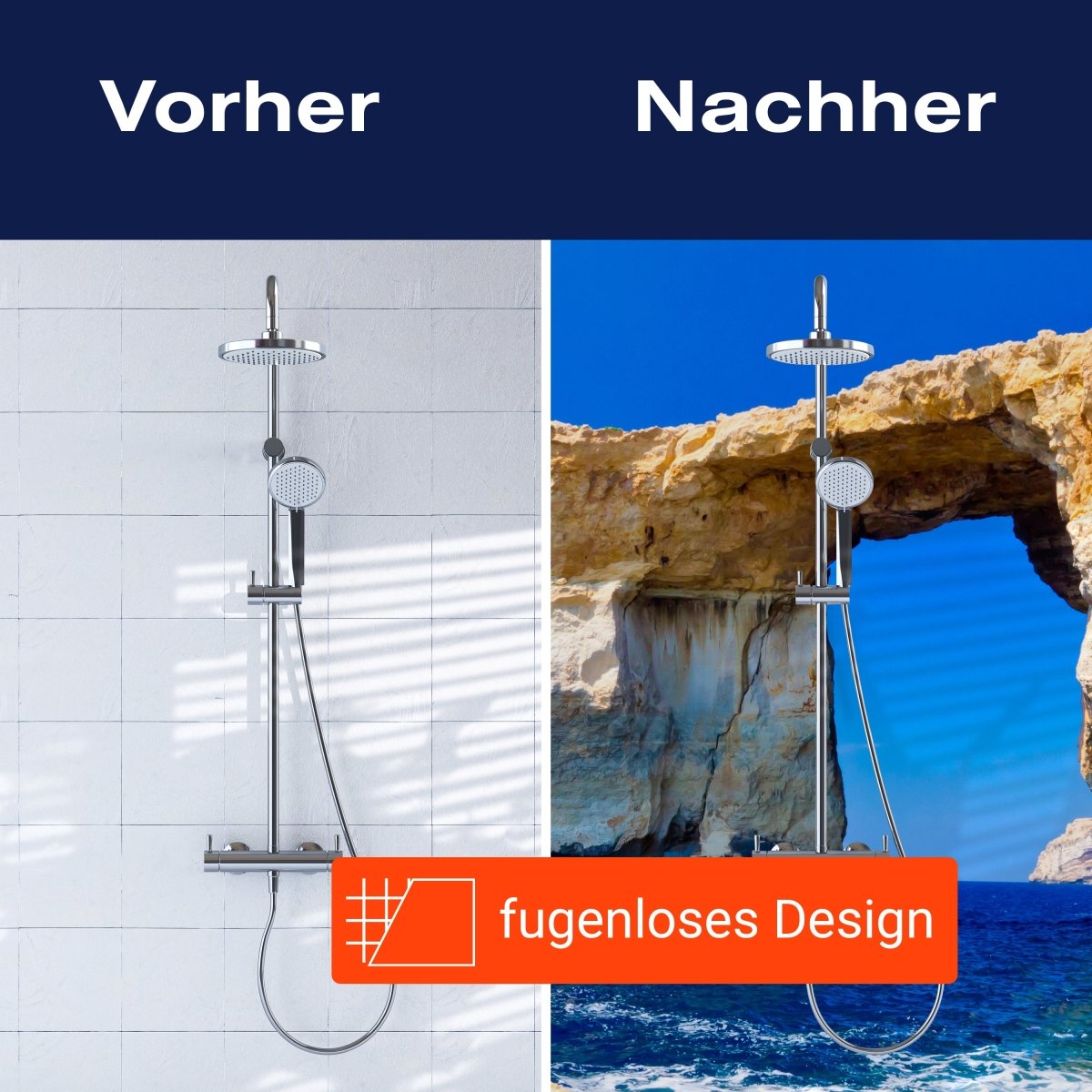 Duschwand Blaues Fenster Gozo M0288 entdecken - Bild 9 Duschwand Blaues Fenster Gozo M0288 entdecken - Bild 9