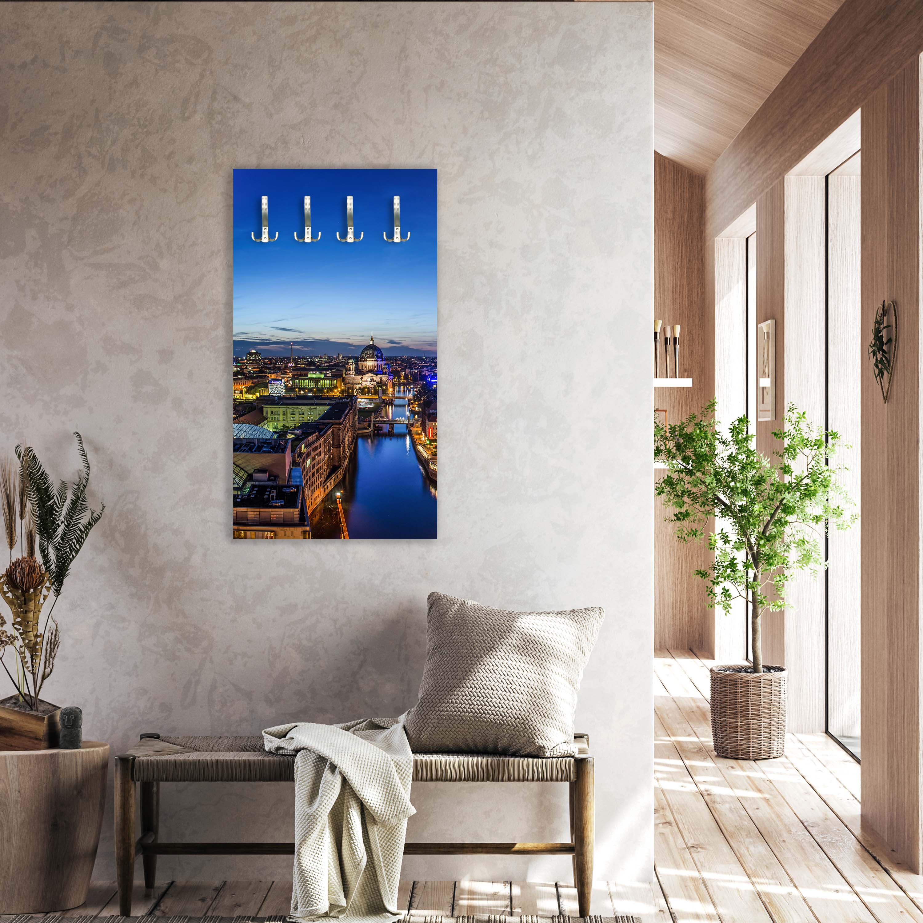 Garderobe Berlin bei Nacht M0290 entdecken - Bild 2 Garderobe Berlin bei Nacht M0290 entdecken - Bild 2