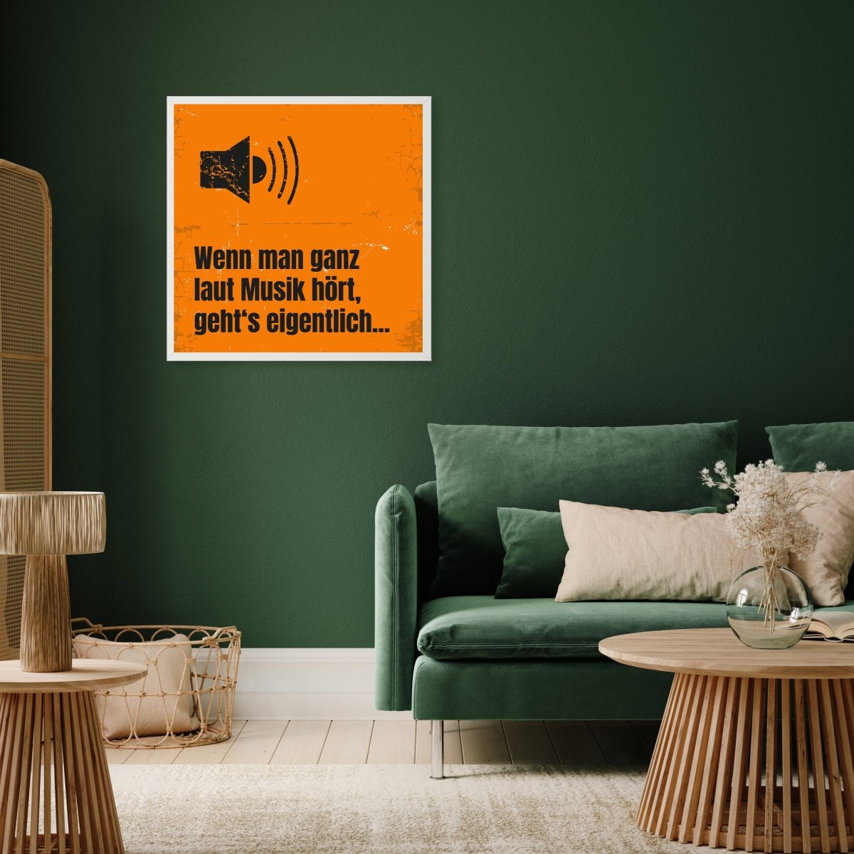 wandmotiv24 Poster, Poster - Musik, Megafon, Spruch - M0291 - Bild 5 wandmotiv24 Poster, Poster - Musik, Megafon, Spruch - M0291 - Bild 5