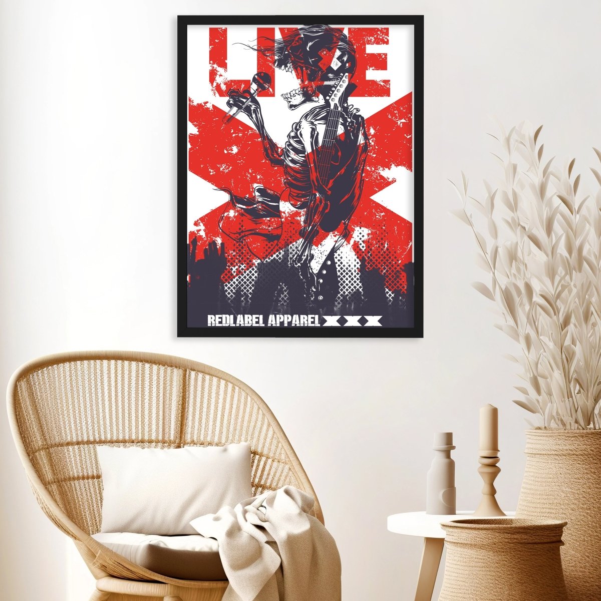 wandmotiv24 Poster, Poster - Skelett, grunge, Rock - M0294 - Bild 3 wandmotiv24 Poster, Poster - Skelett, grunge, Rock - M0294 - Bild 3