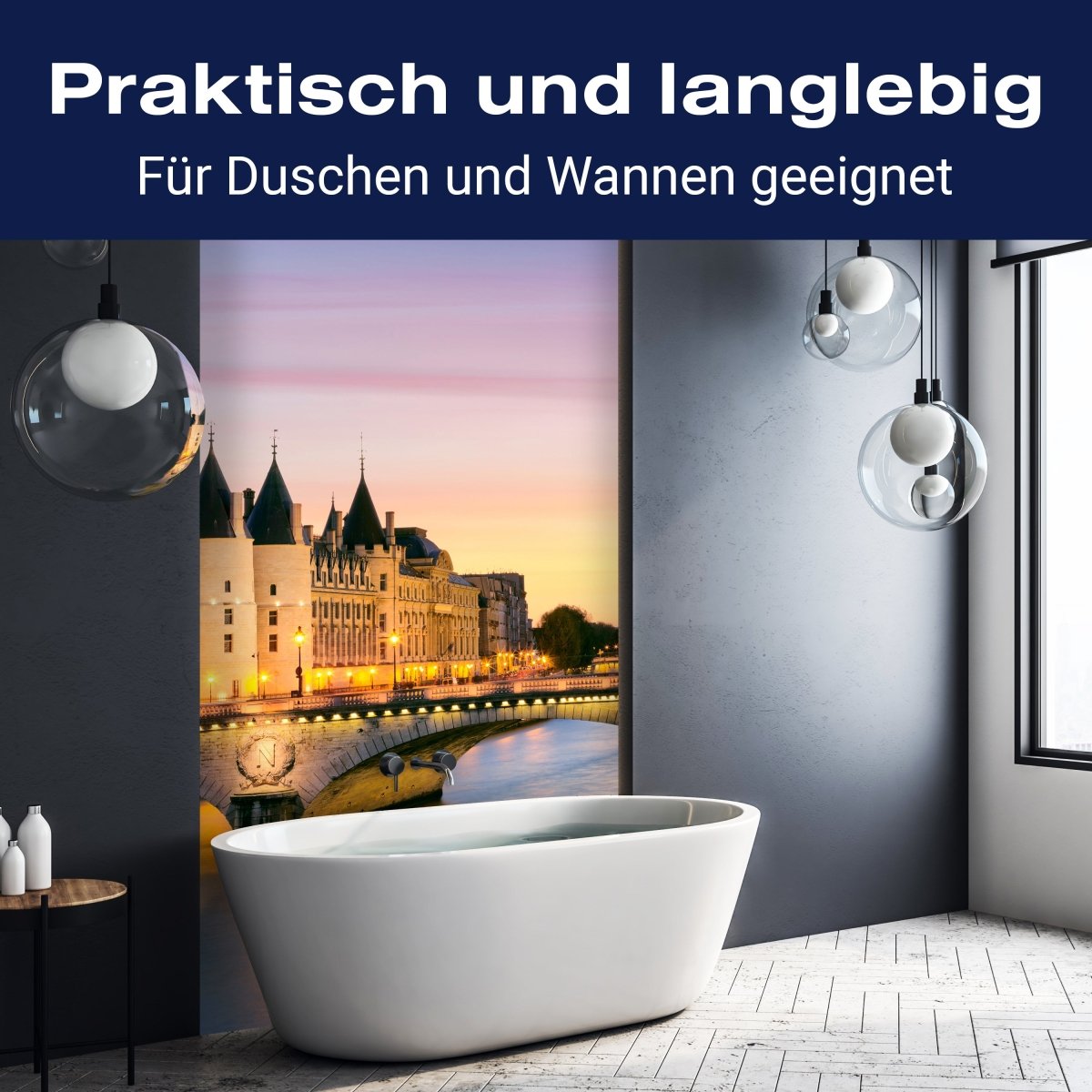 Duschwand Conciergerie Paris M0297 entdecken - Bild 3 Duschwand Conciergerie Paris M0297 entdecken - Bild 3