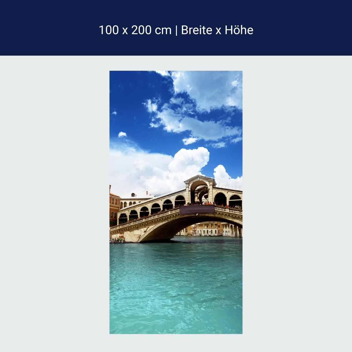 Duschwand Rialtobrücke Venedig M0298 Duschwand Rialtobrücke Venedig M0298
