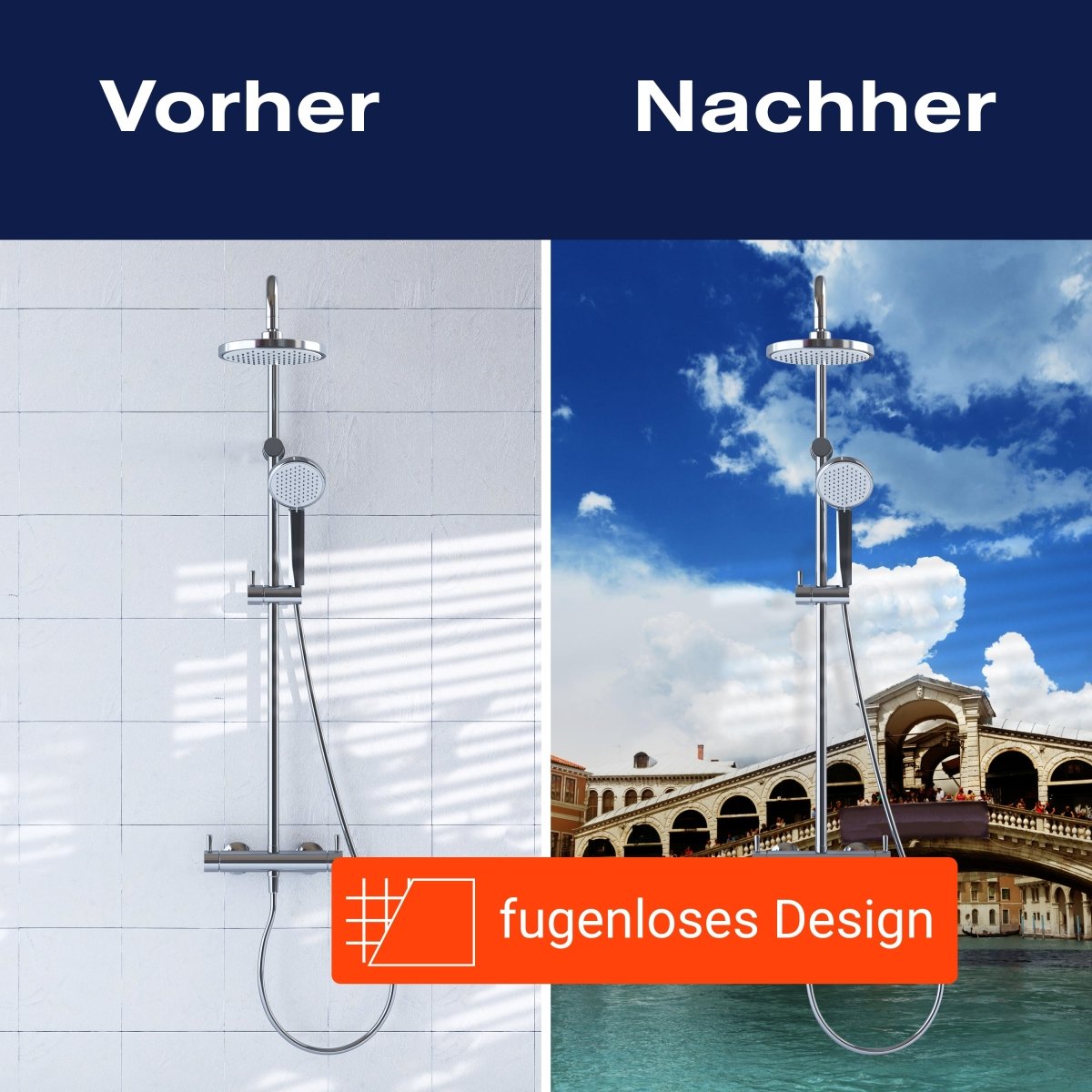 Duschwand Rialtobrücke Venedig M0298 entdecken - Bild 9 Duschwand Rialtobrücke Venedig M0298 entdecken - Bild 9