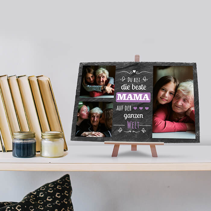 Schiefertafel mit Staffelei Beste Mama M0298 - Bild 6 Schiefertafel mit Staffelei Beste Mama M0298 - Bild 6