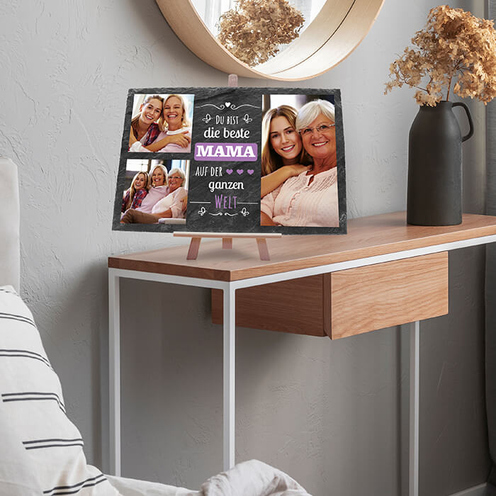 Schiefertafel mit Staffelei Beste Mama M0298 - Bild 7 Schiefertafel mit Staffelei Beste Mama M0298 - Bild 7