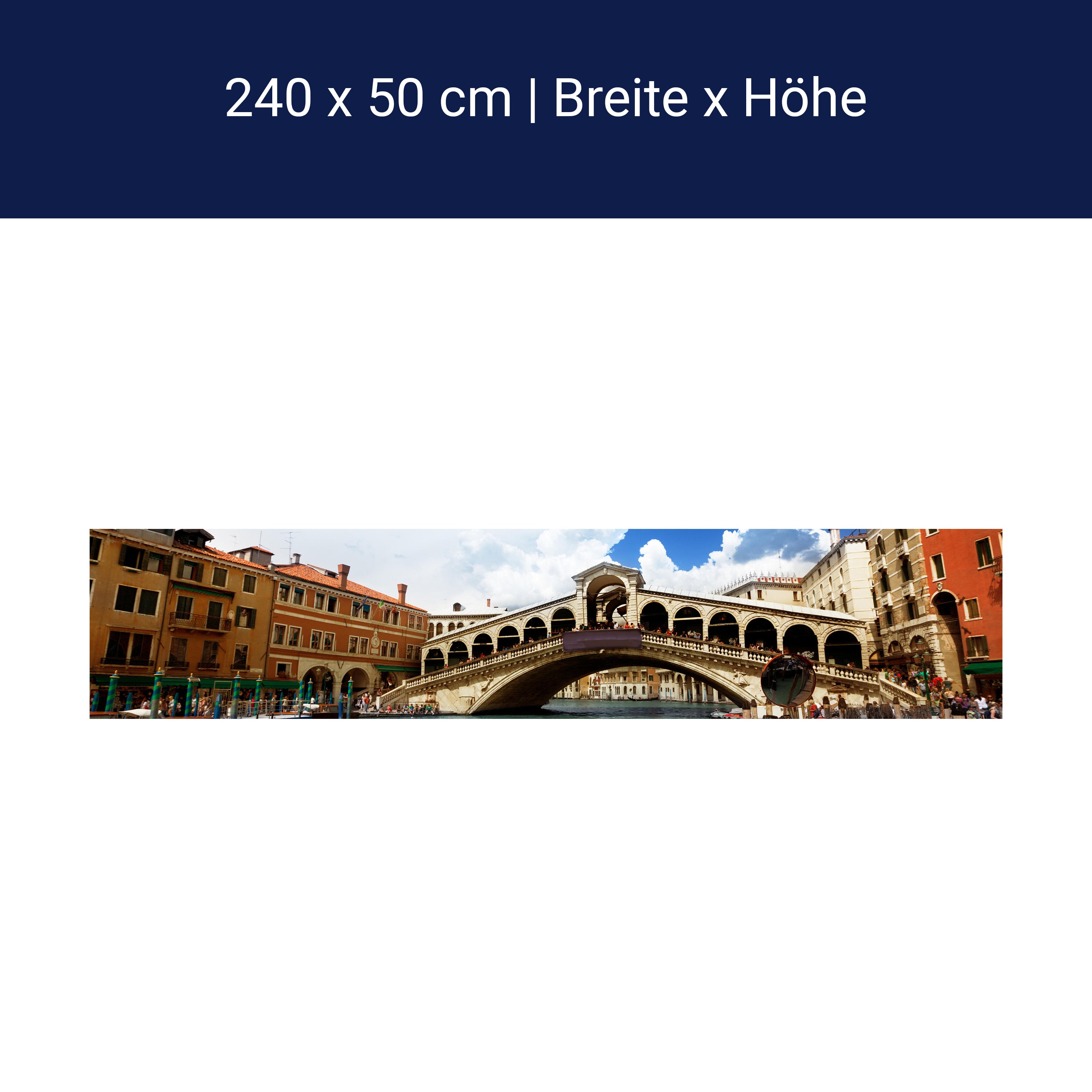 Küchenrückwand Rialtobrücke Venedig M0298 Küchenrückwand Rialtobrücke Venedig M0298