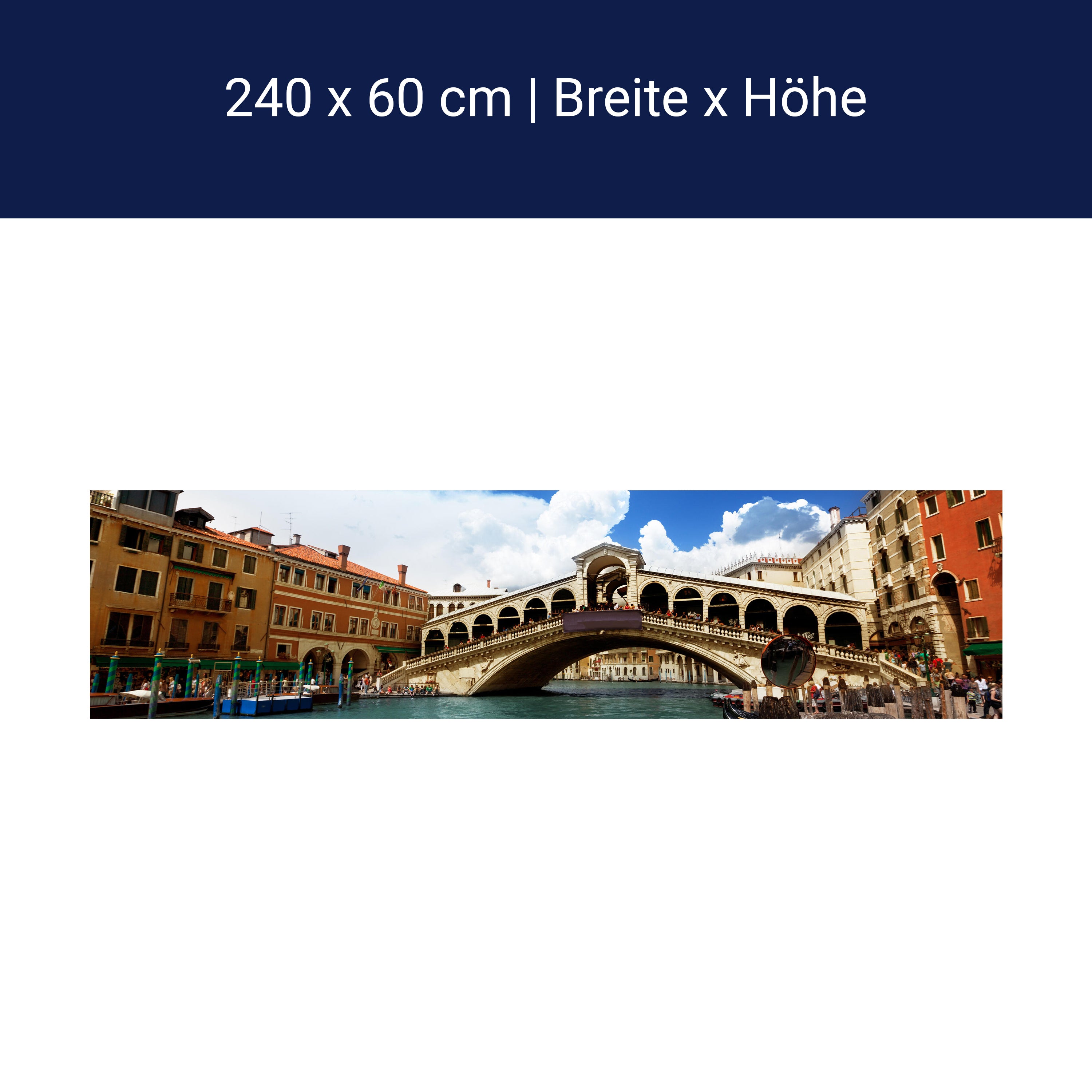 Küchenrückwand Rialtobrücke Venedig M0298 Küchenrückwand Rialtobrücke Venedig M0298