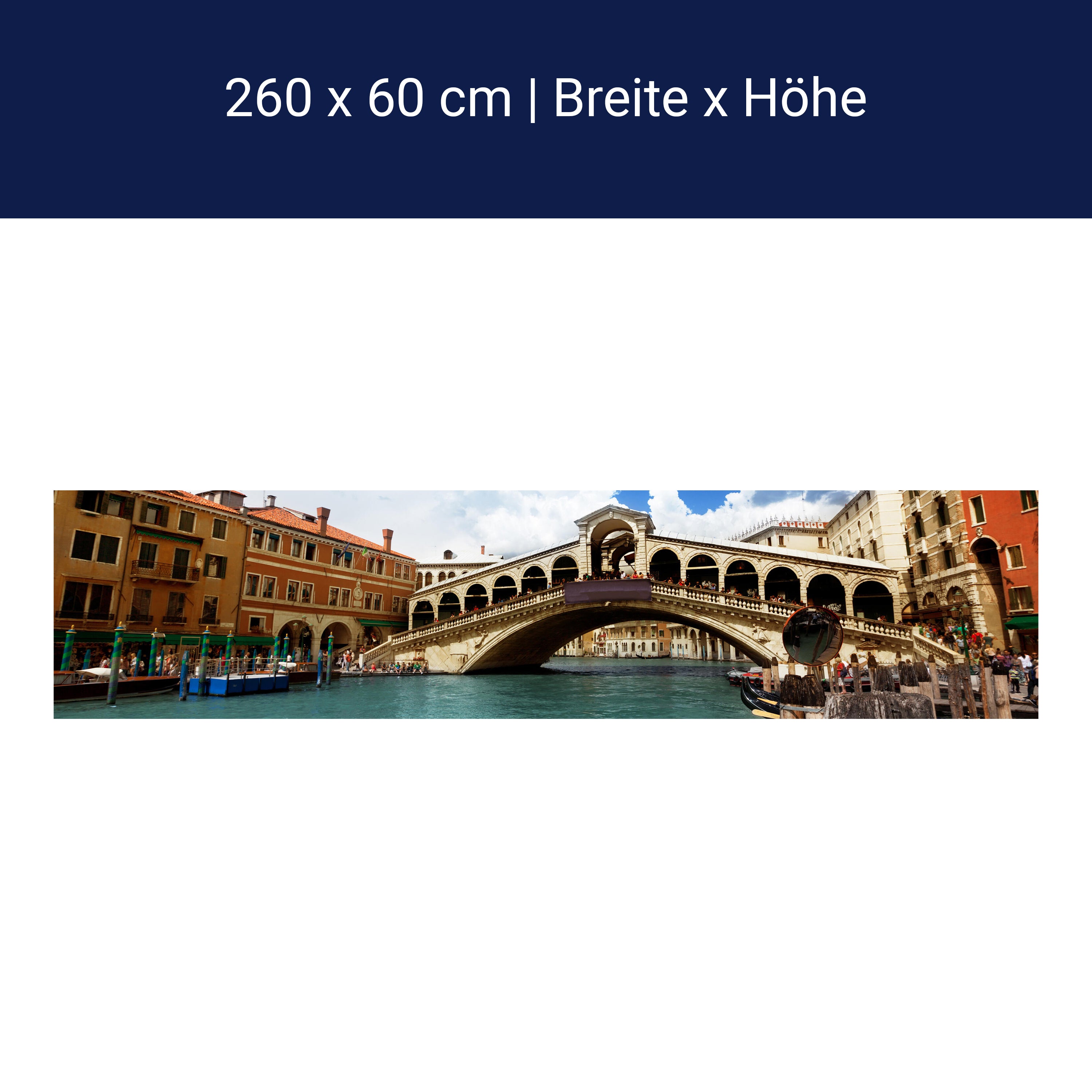 Küchenrückwand Rialtobrücke Venedig M0298 Küchenrückwand Rialtobrücke Venedig M0298