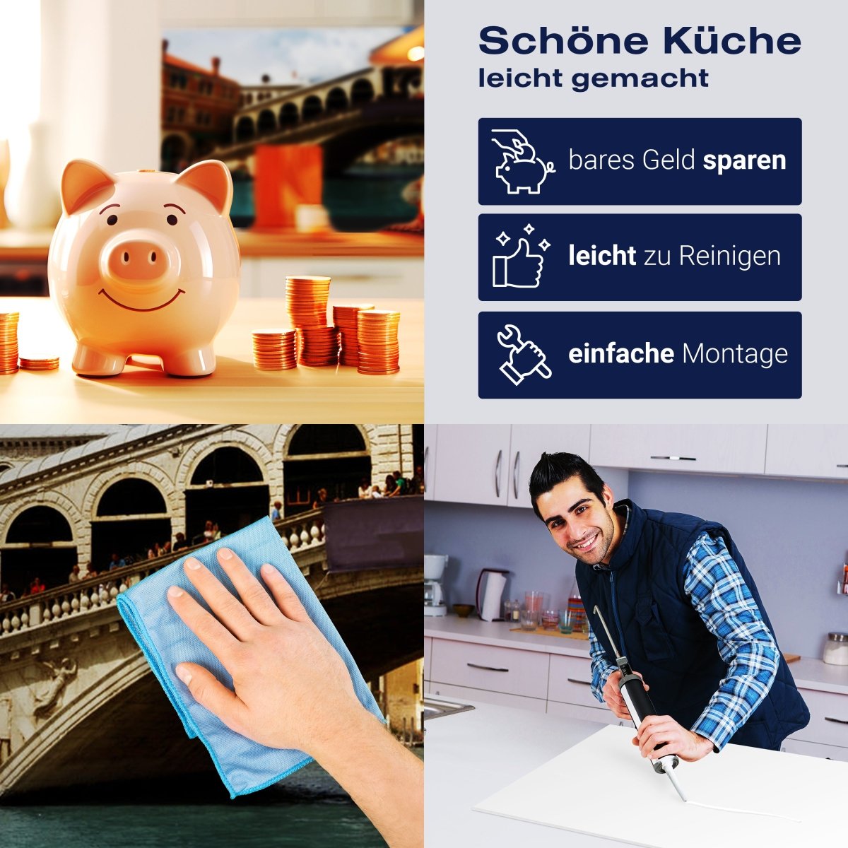 Küchenrückwand Rialtobrücke Venedig M0298 entdecken - Bild 7 Küchenrückwand Rialtobrücke Venedig M0298 entdecken - Bild 7