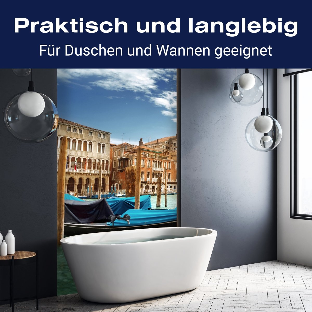 Duschwand Gondeln Venedig M0299 entdecken - Bild 3 Duschwand Gondeln Venedig M0299 entdecken - Bild 3