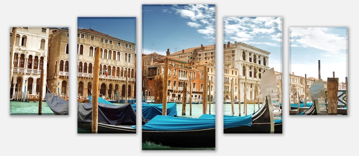 Leinwandbild Mehrteiler Gondeln Venedig M0299 entdecken - Bild 1 Leinwandbild Mehrteiler Gondeln Venedig M0299 entdecken - Bild 1