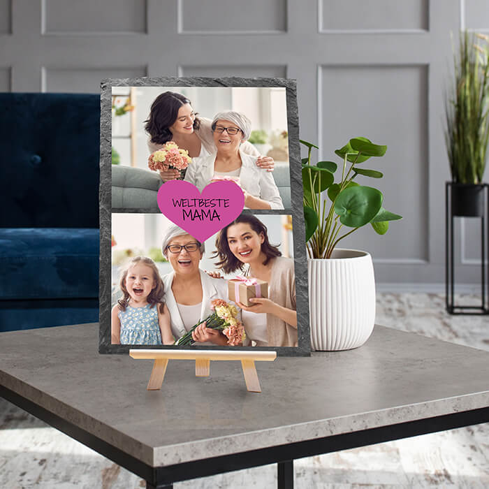 Schiefertafel mit Staffelei weltbeste Mama M0300 - Bild 6 Schiefertafel mit Staffelei weltbeste Mama M0300 - Bild 6